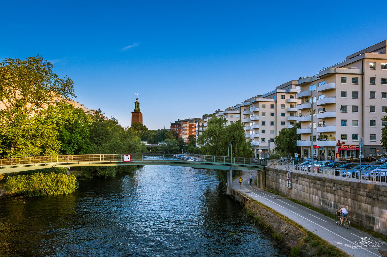 Vy över Kungsholmen i Stockholm